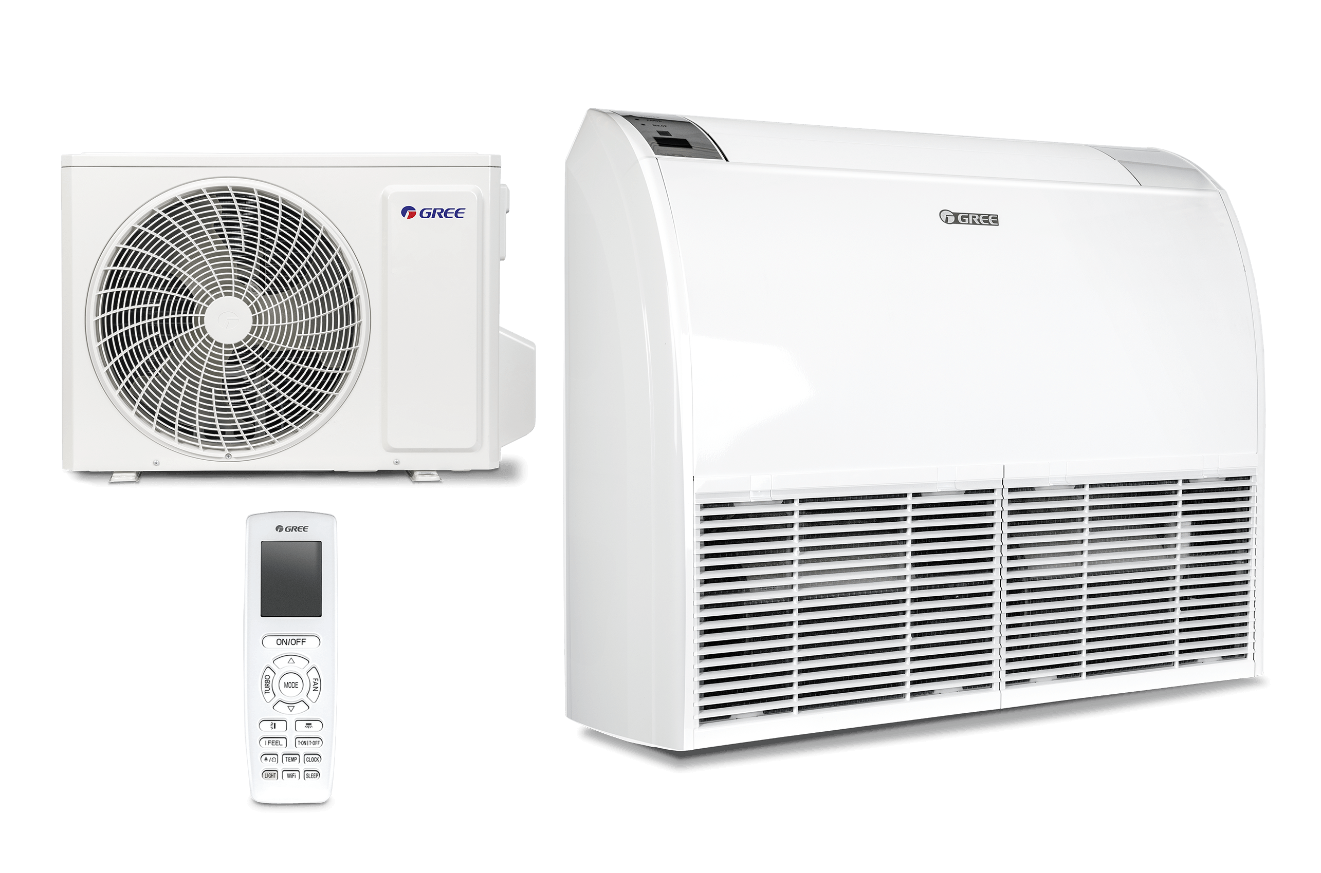 GREE GUD035-ZD1/WS | Klimaanlagen Set mit Universaltruhe | 3,5 kW