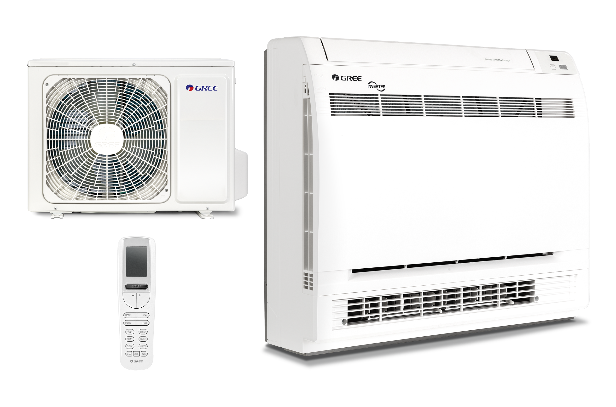 GREE GEH-09-K6 | Konsolklimageräte Set | 2,7 kW