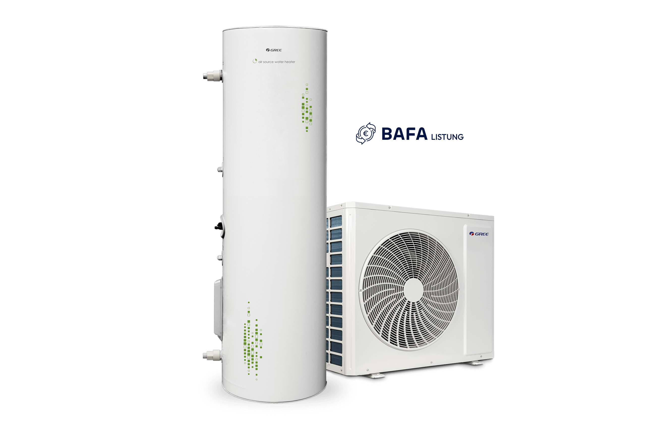 GREE GWHD-42-BW | Multisplit Außengerät mit Brauchwasserspeicher | 12,1 kW | 2-4 Innengeräte