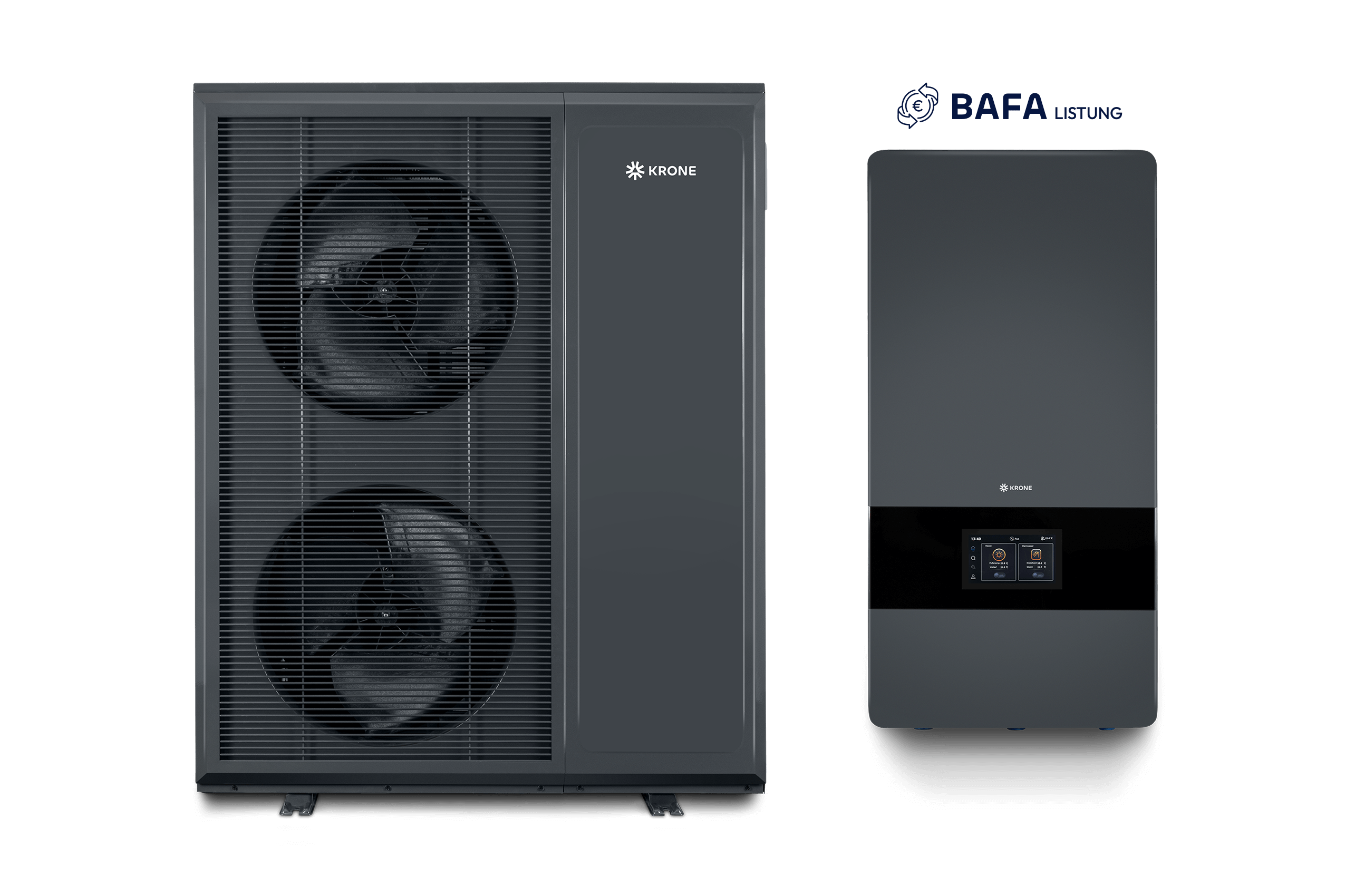 KRONE ECOS-14-MWP | R290 Monoblock Wärmepumpe mit Hydromodul | 12,8 kW