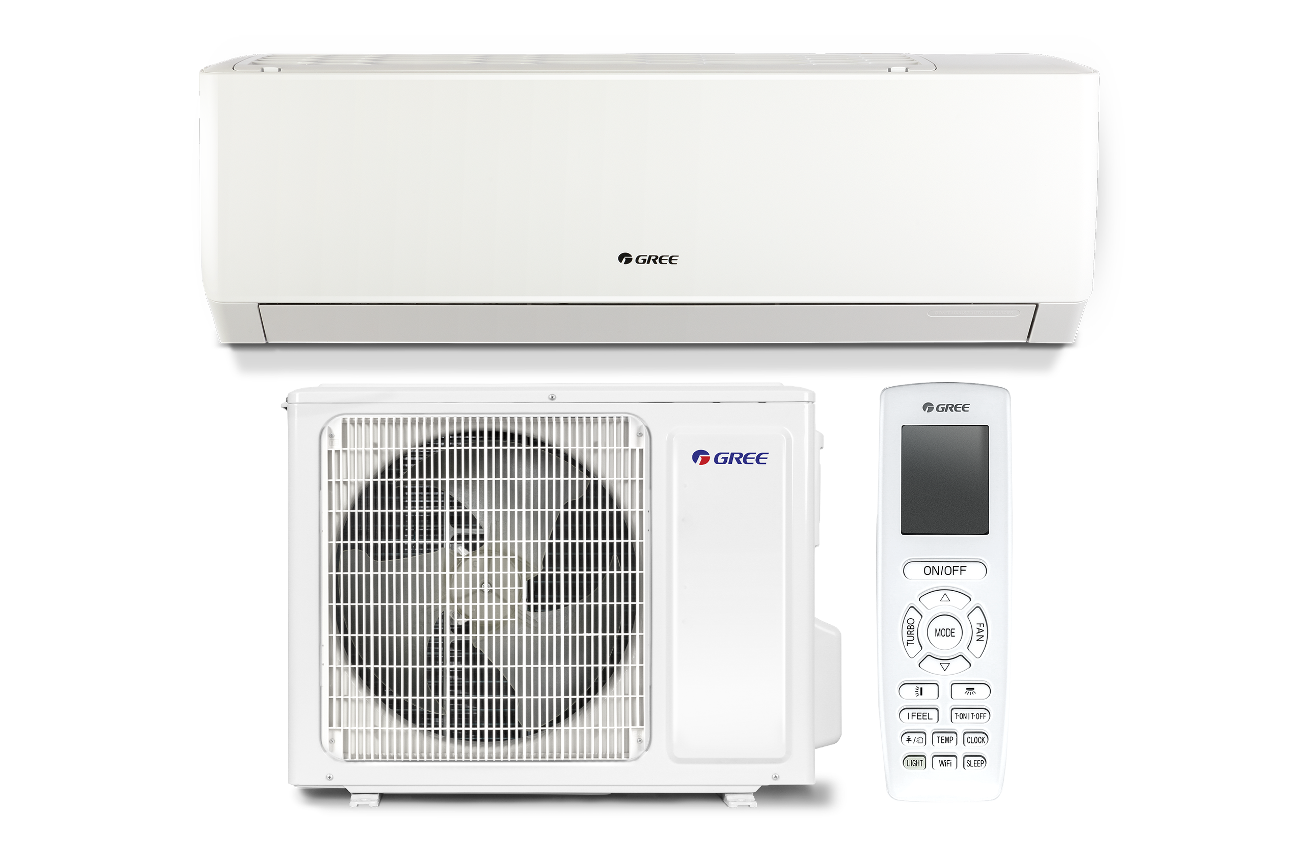 GREE GWH-09-AGA | Wand Klimaanlagen Set | 2,5 kW