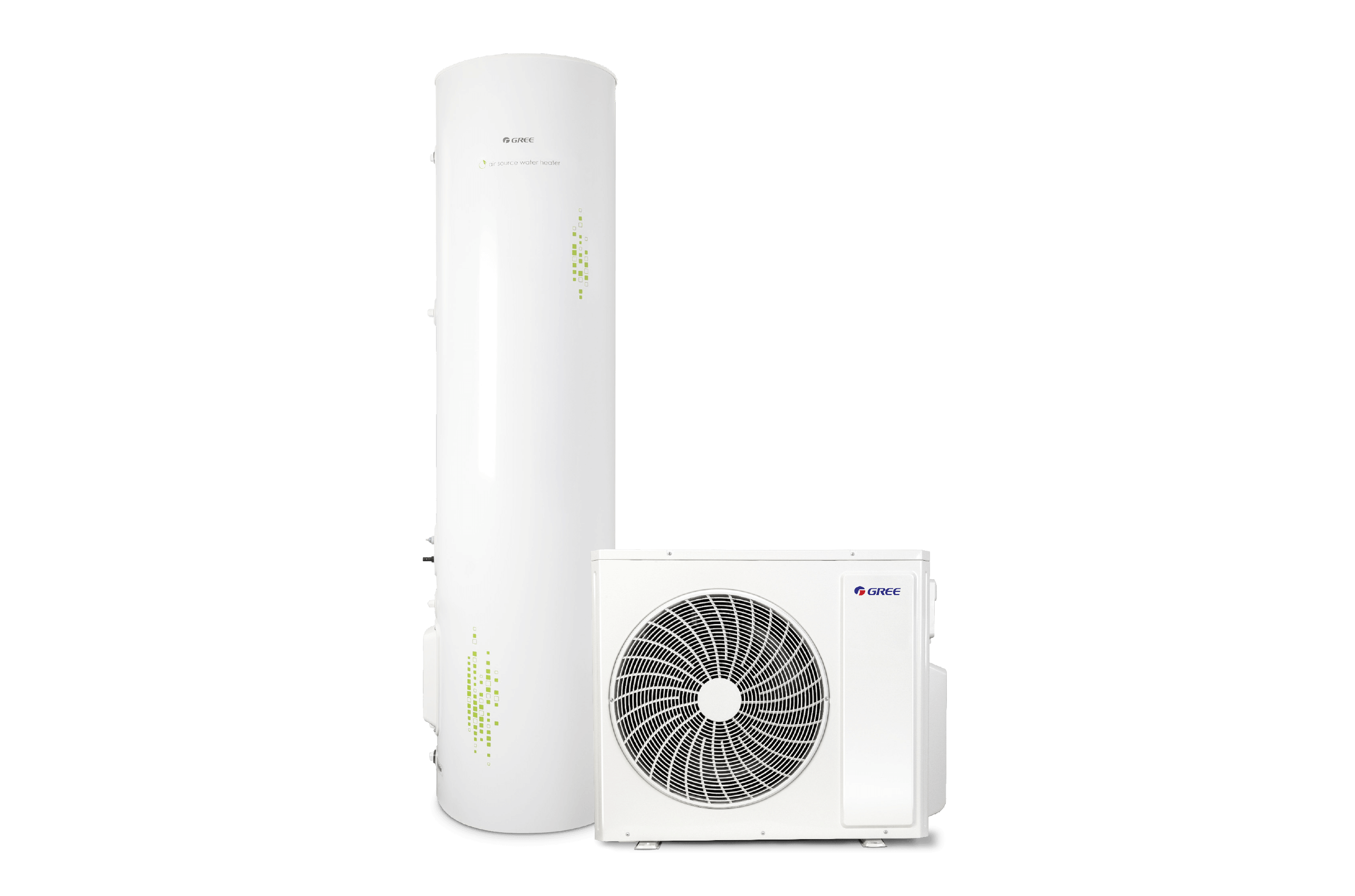 GREE GWHD-42-BW | Multisplit Außengerät mit Brauchwasserspeicher | 12,1 kW | 2-4 Innengeräte