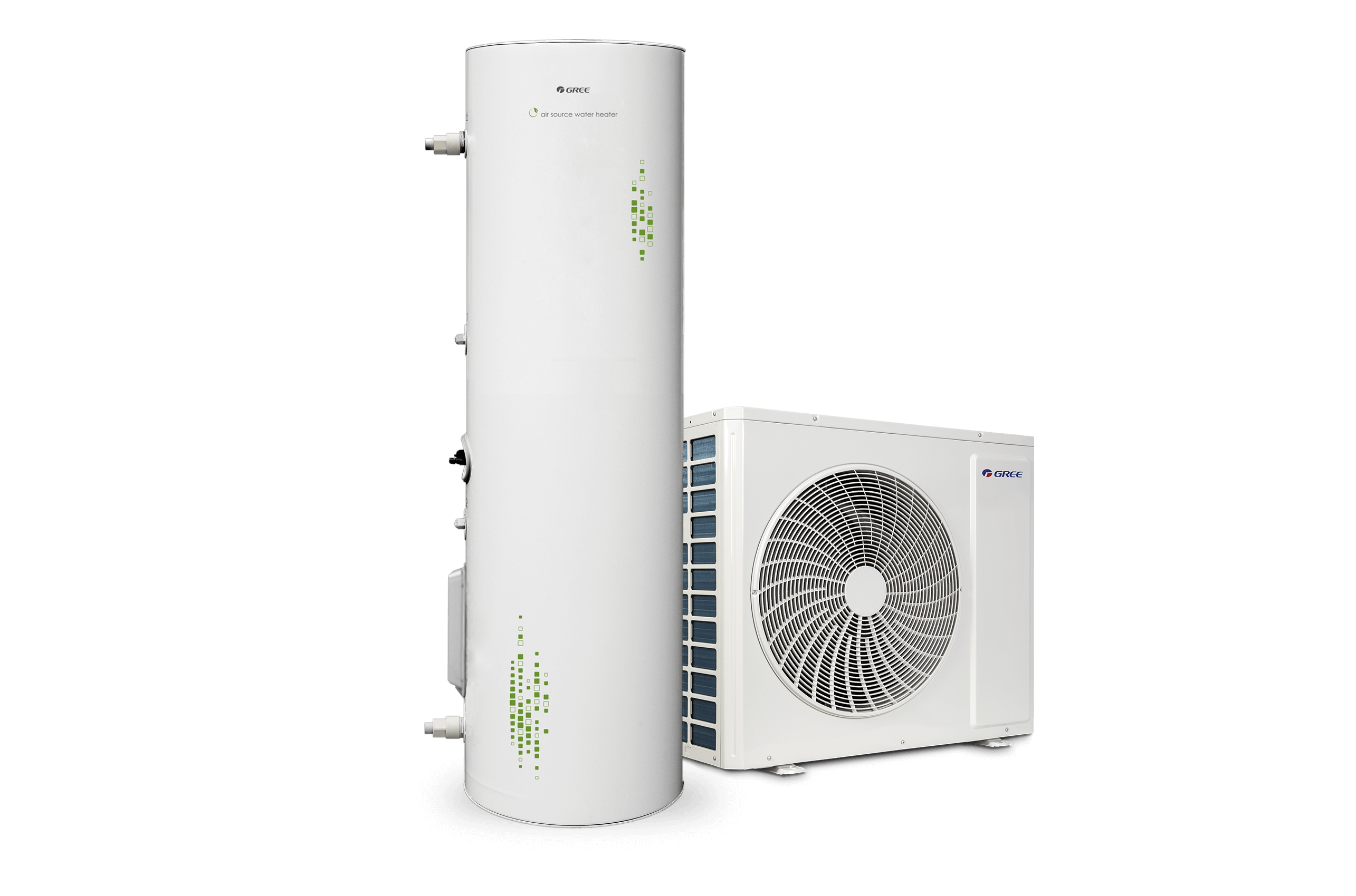 GREE GWHD-36-BW | Multisplit Außengerät mit Brauchwasserspeicher | 10,6 kW | 2-3 Innengeräte